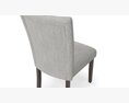 HomePop Parsons Classic Upholstered Accent Dining Chair 3D-Modell