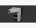 Infrared Wall Mounted Forehead Thermometer 3d model