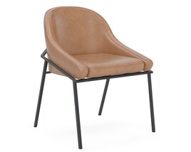 IZOARD Upholstered metal chair Modelo 3D