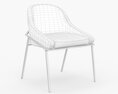 IZOARD Upholstered metal chair Modelo 3d