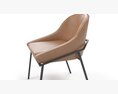 IZOARD Upholstered metal chair Modelo 3D
