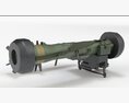 Javelin FGM-148 Anti-Tank Missile with Launcher 3d model