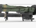 Javelin FGM-148 Anti-Tank Missile with Launcher 3d model