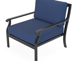 Kathy Ireland Homes Madison Metal Seating Chair Modèle 3D