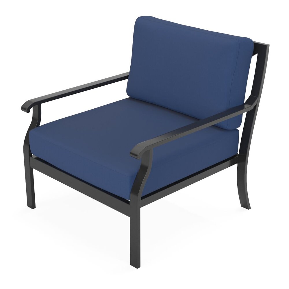Kathy Ireland Homes Madison Metal Seating Chair Modelo 3D