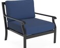 Kathy Ireland Homes Madison Metal Seating Chair Modello 3D