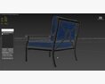 Kathy Ireland Homes Madison Metal Seating Chair 3D-Modell