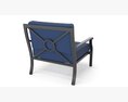 Kathy Ireland Homes Madison Metal Seating Chair 3D 모델 