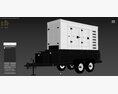 Kohler Big Industrial Mobile Diesel Generators Double Modelo 3d