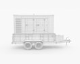 Kohler Big Industrial Mobile Diesel Generators Double Modèle 3d