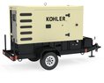 Kohler Industrial Diesel Generators Single Send color Modelo 3d