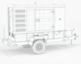 Kohler Industrial Diesel Generators Single White color 3d model