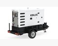 Kohler Industrial Diesel Generators Single White color 3D模型