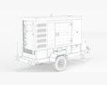 Kohler Industrial Diesel Generators Single White color 3d model