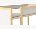 Kura Reversible High Bed Modelo 3d