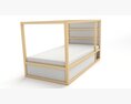 Kura Reversible Low Bed Modello 3D