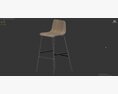 Lecture Bar Stool Modelo 3D