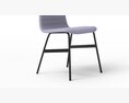Lecture Chair Upholstered Modello 3D