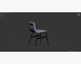 Lecture Chair Upholstered Modelo 3d