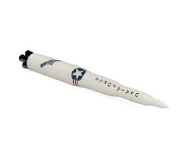 LGM-30 AB Minuteman Intercontinental Ballistic Missile 3D модель