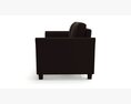 Lifestyle Solutions Watford Loveseat 3d model