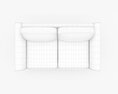 Lifestyle Solutions Watford Loveseat 3D-Modell