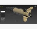 Lockheed Martin Mgm 140 Atacms 2 Tactical Missile 3D-Modell Seitenansicht