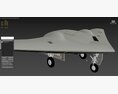 Lockheed Martin RQ-170 Sentinel UAV Drone US Version Modello 3D