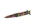 MGM-31B Pershing 2 solid fueled ballistic missile 3D模型 wire render