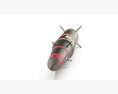 MGM-31B Pershing 2 solid fueled ballistic missile Modelo 3D