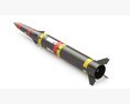 MGM-31B Pershing 2 solid fueled ballistic missile Modelo 3d