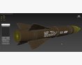 MGM-52 Lance Tactical Ballistic Missile Modello 3D