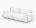 MHYFC Oversize Deep Seat Sofa Loveseat Couch 3D 모델 