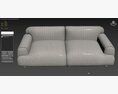 MHYFC Oversize Deep Seat Sofa Loveseat Couch 3D 모델 