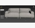 MHYFC Oversize Deep Seat Sofa Loveseat Couch 3d model