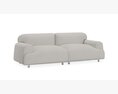MHYFC Oversize Deep Seat Sofa Loveseat Couch 3D-Modell