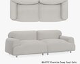 MHYFC Oversize Deep Seat Sofa Loveseat Couch Modelo 3d