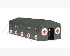 Military Medical Tent Modelo 3D