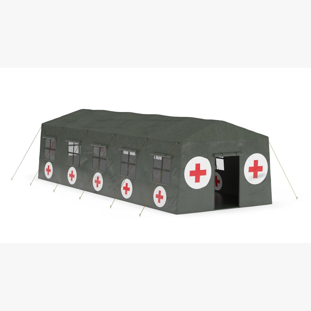 Military Medical Tent Modèle 3D