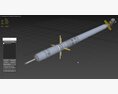 Missile Igla SA 18 Anti-Aircraft missile 3d model