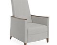 Modern Upholstered Arm Lounge Chair 3D модель