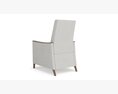 Modern Upholstered Arm Lounge Chair Modello 3D