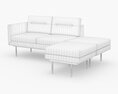Modular Element Sofa Modelo 3D