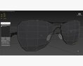 Oakley Crosshair Prizm Matte Black Frame Sunglass 3D 모델 