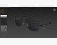 Oakley Crosshair Prizm Matte Black Frame Sunglass Modèle 3d