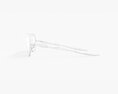 Oakley Crosshair Prizm Matte Black Frame Sunglass 3Dモデル