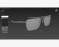 Oakley Ejector Prizm Black Polarized Lenses Carbon Sunglass 3D模型