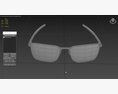 Oakley Ejector Prizm Black Polarized Lenses Carbon Sunglass 3D 모델 