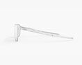 Oakley Ejector Prizm Sapphire Lenses Satin Chrome Frame Sunglass Modelo 3D