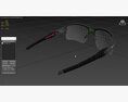 Oakley Flak 2 XL Clear to Black Photochromic Lenses Sunglass 3Dモデル